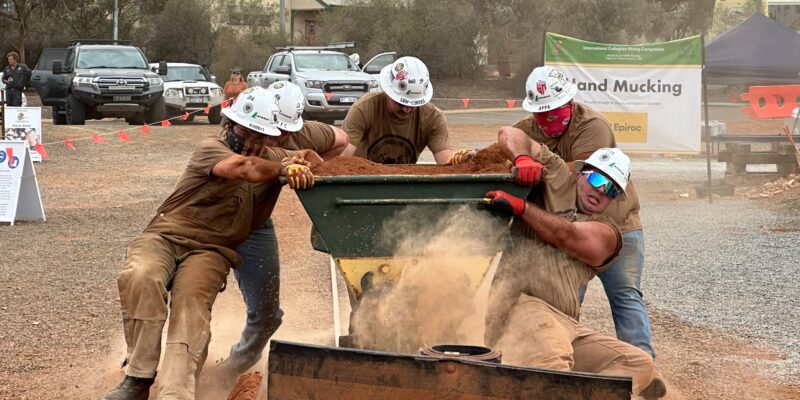 S&T co-ed mucking team takes second in international competition, men finish seventh