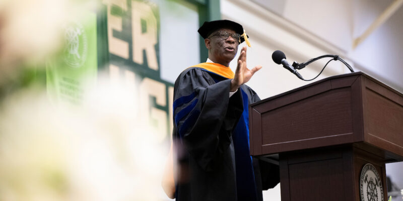 Morgan State University dean honors Missouri S&T Ph.D. graduates