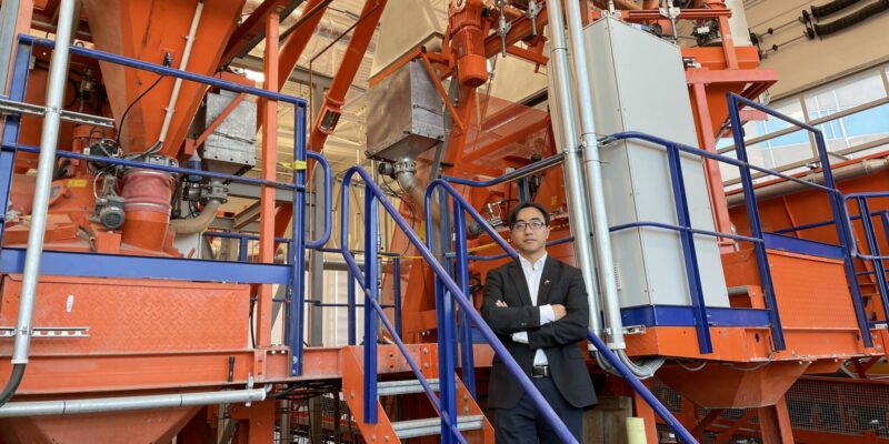 Developing carbon-negative cementitious materials, giving new life to ‘unusable’ waste