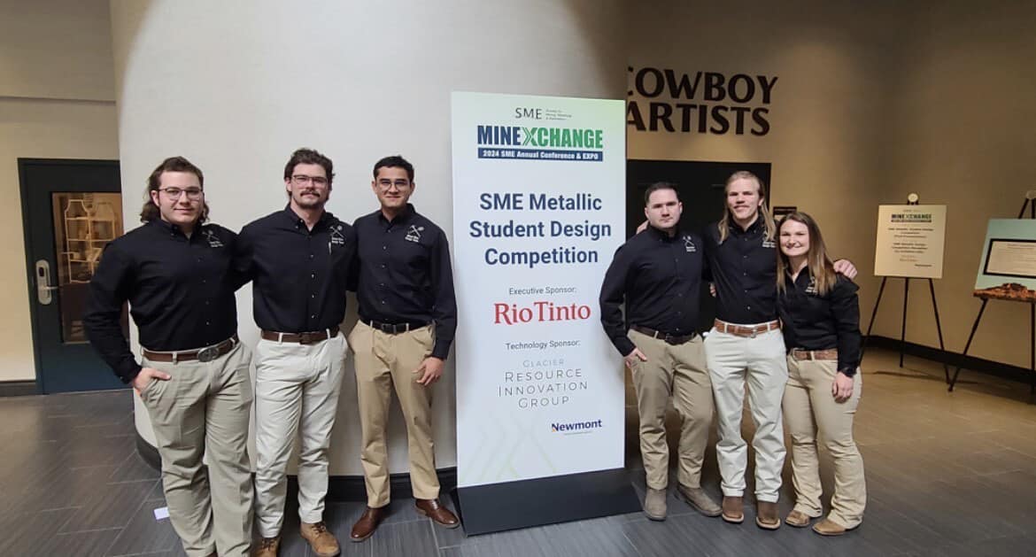 Members of the S&T team, from left, include Garrett Bell, Aidan Dumont, Santiago Reina, Spenser Walchuk, Gunnar Wurst and Holli Finnell.