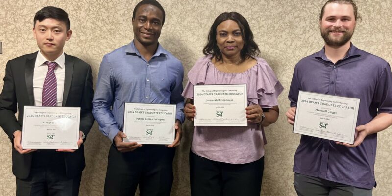 S&T’s College of Engineering and Computing honors 11 Ph.D. students