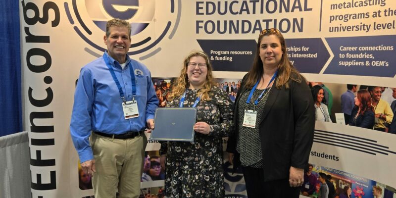 Missouri S&T student awarded national metalcasting scholarship