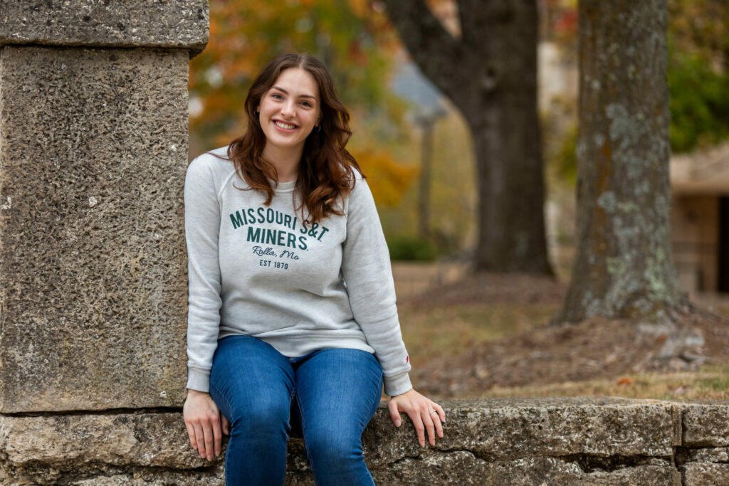 Avery Lyons, a 2024 graduate with a bachelor’s degree in engineering management who is now a Ph.D. student in mechanical engineering, recommends getting to know the other students in your residential hall.