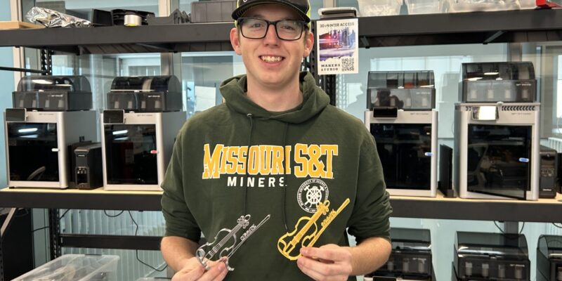 S&T student’s 3D printed violin to shine at Joshua Bell event  