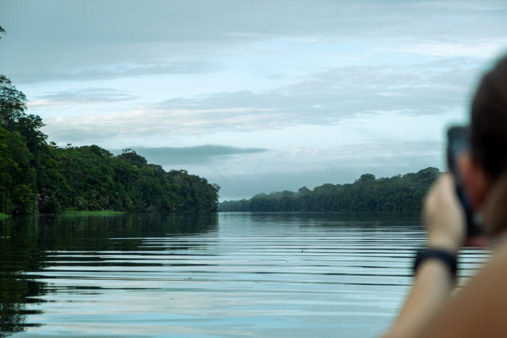 Sam Wright's photo of a lake during his trip to Costa Rica.