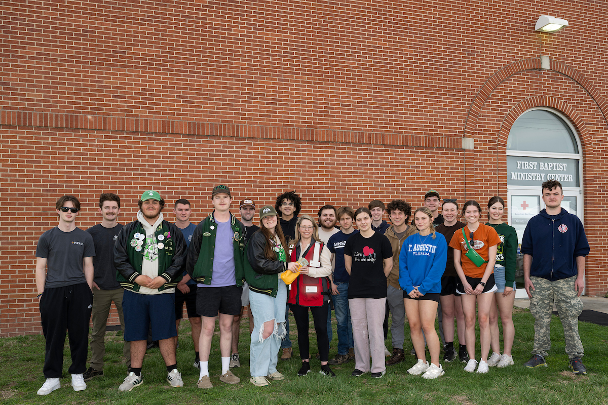 Group of students with American Red Cross