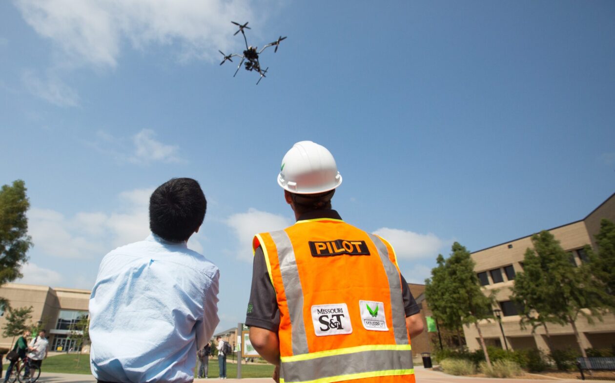 Two of the upcoming courses will focus on drone mapping. Missouri S&T photo.