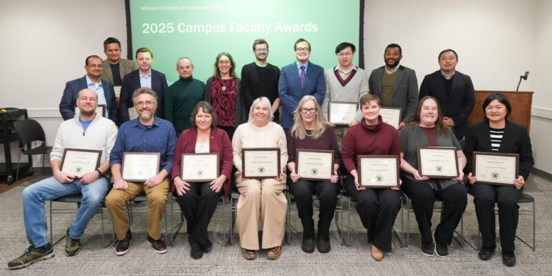 26 Missouri S&T faculty honored for excellence 