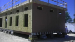 Side in the shade has been painted.