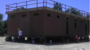 Almost applied all the way with second coat!!